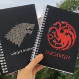 Game Of Thrones Stark Targaryen 2 li Defter Spiralli A5 96 Yaprak Çizgisiz Tasarım Defter PYTKDT092