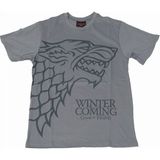 Game Of Thrones Stark Wolf Tişört Gri