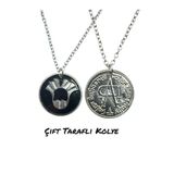 Game Of Thrones Valar Morghulis & Valar Dohaeris Çift Taraflı Kolye – 60 Cm Zincirli Unisex Takı