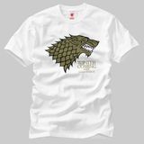 Game Of Thrones: Winter Is Coming Erkek Tişört - Beyaz