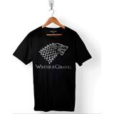Game Of Thrones Wınter Is Comıng Erkek Tişört - T011302 - Siyah