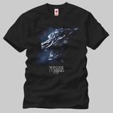 Game Of Thrones: Wolf Erkek Tişört - Siyah