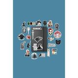 Game Of Thrones/bullet Journal Defter Çıkartma Ajanda Laptop Etiket - Çok Renkli