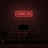 Game On Neon LED Duvar Yazısı Dekoratif Duvar Aydinlatmasi Gece Lambası