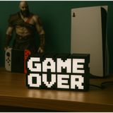 GAME OVER LED Dekoratif Işıklı Masa Lambası – USB & Pilli - Oyun Odası Dekor