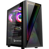 Game Power Ravadin Atx 3* Argb Infinity Fan Temperli Cam 500W 80+ Bronze Dahili Psu Cam Gaming Siyah Kasa - 130 W