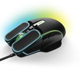 Game Punk RGB Pro LED Işıklı Oyun Faresi | Bilgisayar Faresi Kablolu 7 Düğmeli | Evrensel Kablolu Fare, 3600 DPI, Video Oyunları için Yan Düğmeler, Oyun Konsolları | PS5, XBOX, Dizüstü Bilgisayar için