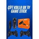 Game Stick Çift Oyun Konsolu Smart Tv Game Box 8K Ultra Hd 64 Gb Mir21810193