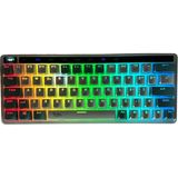 Gameagle Airsync Kablosuz + Bluetooth + 2.4G + Kablolu TR Layout RGB Mekanik Oyuncu Klavyesi - Blue Switch