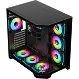 Gameagle Edge 7 Argb Fanlı Gamer Bilgisayar Kasası 850W 80+ Plus Bronz Powerlı Sıvı Soğutmalı (Siyah)