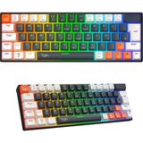 Gameagle Mekanik Rgb Gaming Kablolu Klavye Mavi Switch Hot Swap 64 Tuşlu Double Shot Örgü Kablo Rgb Gaming Oyuncu Klavyesi - Blue Switch