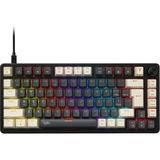 Gameagle Mekanik Rgb Gaming Klavye Mavi Switch Rgb Aydınlatmalı Örgü Kablolu Gasket Mekanik Oyuncu Klavyesi Metal Knob Kontrollü Türkçe Q Layout Hot Swap Kompakt Gaming Type-C Kablo Eva Süngerli Gaming Klavye - Blue Switch