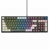 Gameagle Numpadli RGB Kablolu Mekanik Gaming Klavye, Double Shot Tuş Takımı, Anti-Ghosting, Örgülü Kablo, Dayanıklı ABS Gövde, 96 Tuşlu Mekanik Oyuncu Klavyesi Mavi Switch KB-11