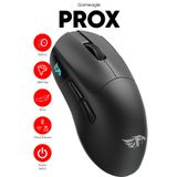 Gameagle Prox Bluetooth-Kablosuz-Kablolu Şarjlı 12800 Dpı Hafif 59GR Gaming Mouse Oyuncu Mouse - Siyah