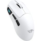 Gameagle Prox Bluetooth Mouse-Kablosuz Mouse-Kablolu Şarjlı 12800 Dpı Hafif 59GR Gaming Mouse Oyuncu Mouse - Beyaz