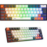 Gameagle Rgb Gaming Kablolu Mekanik Klavye Mavi Switch Hot Swap 64 Tuşlu Oyuncu Klavyesi Double Shot Örgü Kablo Rgb Gaming Oyuncu Klavyesi - Blue Switch