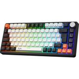 Gameagle Strike Compact Rainbow Kablolu Tr Layout Mekanik Oyuncu Klavyesi Blue Switch - Beyaz