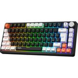 Gameagle Strike Compact Rainbow Kablolu Tr Layout Mekanik Oyuncu Klavyesi Blue Switch - Siyah