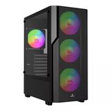 Gamebooster Crux E650b 650W 80+ Usb 3.0 Mesh 4*Rainbow Fanlı Mid-T E-Atx Gaming Siyah Kasa C01 Black