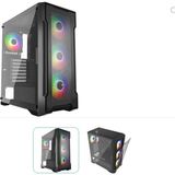 Gamebooster Falcon GB-A750B 750W 80+ Bronze USB 3.0 Mesh Argb Atx Mid Tower Gaming Kasa - Siyah - Beyaz - yok