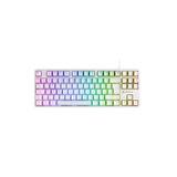 GameBooster G23W Enigma RGB Red Switch Mekanik Beyaz Gaming Klavyesi