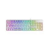 GameBooster G24W Enigma Rainbow Red Switch Mekanik Beyaz Gaming Klavye