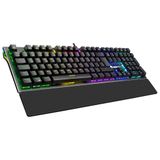 GameBooster Gb-g908b G908 Bolt Rainbow Aydınlatmalı Blue Switch Mekanik Bileklikli Oyun Klavyesi