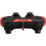 Gamebooster GB-J54R USB Kablolu Oyun Kolu, Çift Titreşim Motorlu, Ergonomik Kırmızı Tasarım, Pc ve Ps3 Uyumlu Gamepad