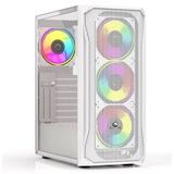 GameBooster GB-T005MW RGB Fanlı Beyaz ATX Oyuncu Kasası