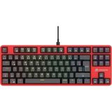 GameBooster GM06B PLUS TKL Red Switch RGB Mekanik Gaming Klavye - Siyah - Kırmızı
