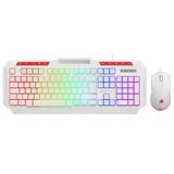 Gamebooster Km-11W Knight Beyaz Klavye Mouse Set Gb-Km11w