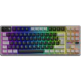 GameBooster Lynra Rgb Gasket LCD 3 Mode Hot-Swap Oil Switch Pbt Keycaps Gaming KLAVYE(GB-G15) - LCD, PBT Keycaps,Yağlı Switch - Gri - Siyah