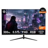 Gamebooster Lyrıs FF30 27'' 300Hz 0.5ms Fhd Va Panel Hdmı+Dp Hdr Rgb 3000R Curved Gaming Monitör