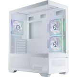 Gamebooster Nyvra Alpha 750W 80+ Bronze Atx Apfc 3.1 Pcı-E 5.1 3*argb Pwm Fan Atx Mid-Tower Seaview Gaming Beyaz Kasa