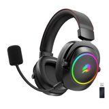 GameBooster WBH44 Siyah RGB Kablosuz 2.4G+BT Oyuncu Kulaklığı