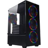 Gamecase 8307 Tropicano 4x120 mm Rainbow Fanlı Oyuncu Kasası