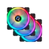Gameforce 7R Pro 120Mm 3'Lüset Rainbow Işıklı Sessiz Kasa Fanı