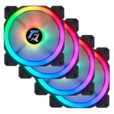 Gameforce 7R Pro 120Mm (4Lü Set) Rainbow Led Sessiz Kasa Fanı