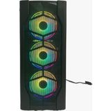 Gameforce Cold Halo 4*120Mm Rgb Kont.Ve Kumandalı Oyuncu Bilgisayar Kasası