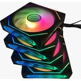 Gameforce Infınıty Pro 4X120MM A-Rgb Kasa Fanı Hidrolik Rulman Özellikli RGB Aydınlatmalı