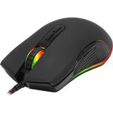 GameForce Raider 8000 DPI RGB Oyuncu Mouse Kablolu Bağlantı ile Oyun İçin Tasarlandı - Siyah
