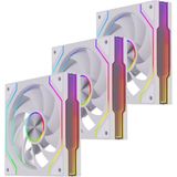 Gameline Fresh X1 3'lü Set 120MM Argb Kasa Fanı Beyaz