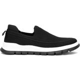 Gamelu 25-Point Memory Foam Sneaker Erkek Yürüyüş Spor Ayakkabı - Siyah-Beyaz