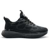 Gamelu Gruff Siyah & Beyaz Air Taban Soft Sneakers Erkek Spor Ayakkabı - 024-Siyah