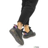 Gamelu Kadın Hakiki Deri Kalın Air Taban Sneaker Spor Ayakkabı Frey - Siyah