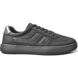 Gamelu Kent Siyah Bağlı Memory Foam Sneaker Erkek Spor Ayakkabı - 0 - Siyah
