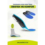 GAMELU PROTECT OrthoMax+ Ortopedik Tabanlık-İçe Basma Ve Düz Taban Için Ayakkabı Tabanlığı- Jel,Silikon Tabanlık
