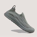 Gamelu Toss Erkek Bez Streç Memory Foam Sneaker Ayakkabı - Füme