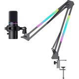 Gamenote GK60 Pro Rgb Profesyonel Oyuncu ve Yayıncı Mikrofonu - Rgb Standlı USB Mikrofon - Genel - Renkli