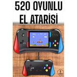 Gamepad Joystick 500 Oyunlu Retro Oyun Konsolu Tv Bağlantı Özellikli 2 Kişilik Destekli Mir77854738